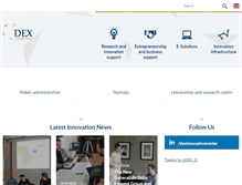 Tablet Screenshot of dex-ic.com